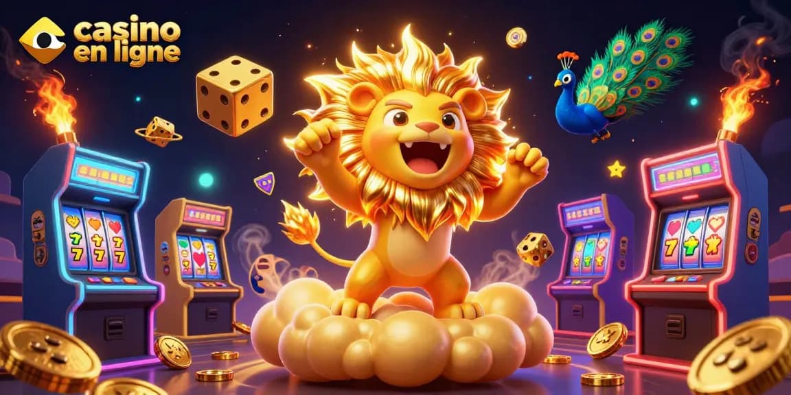 Profitez de l'expérience d'un casino en ligne avec des jeux colorés et amusants.