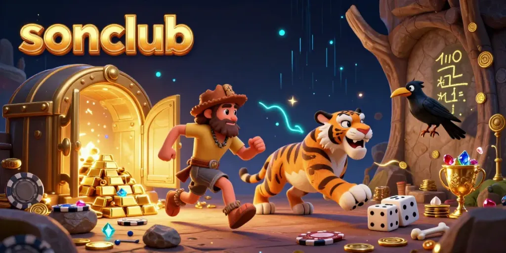 Experience thrilling gameplay at sonclub with vibrant casino scenes filled with treasures.