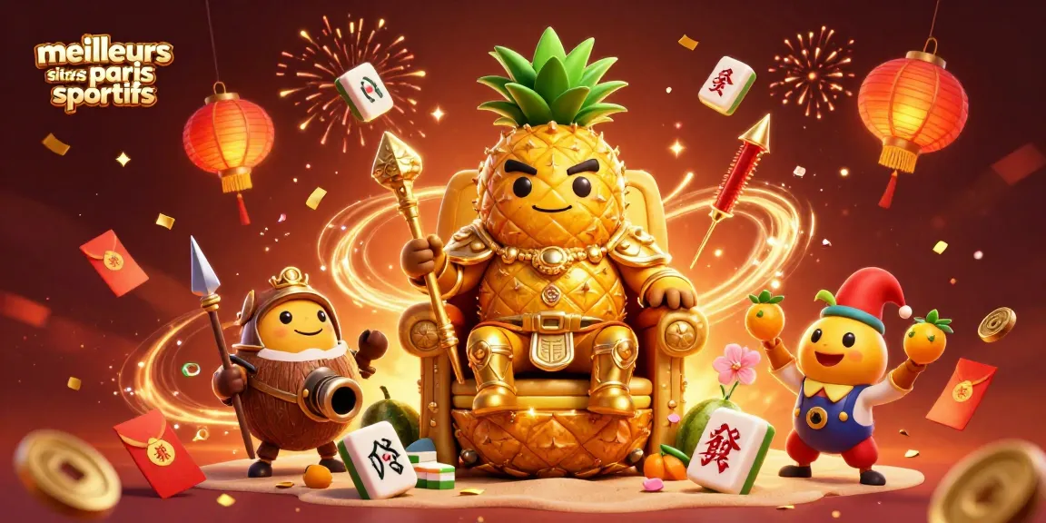 Découvrez les meilleurs sites de paris sportifs avec cette illustration festive et dynamique de jeux et animations.
