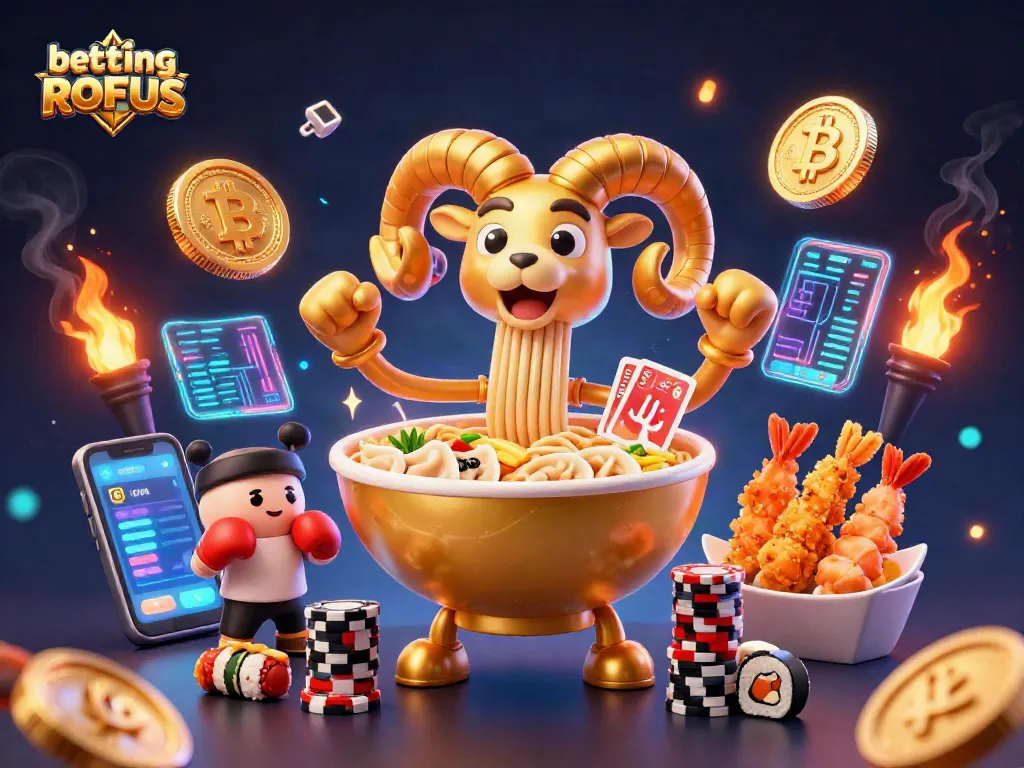 Experience the excitement of betting uden ROFUS with vibrant characters and casino elements.