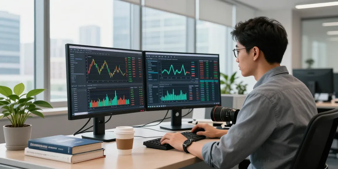 Traders utilisant couponeau pour des stratégies de trading sur des écrans d'ordinateur modernes.