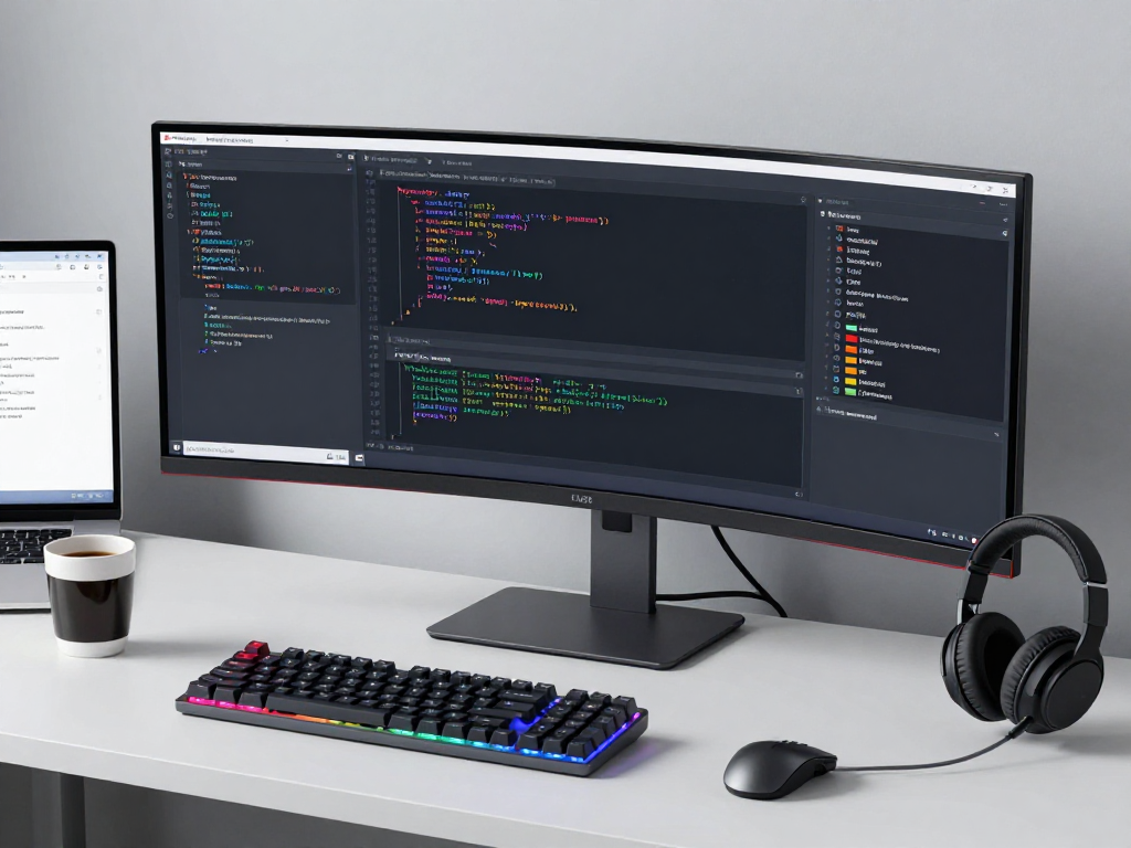IPTV reseller technology setup featuring advanced software development tools and cloud infrastructure.