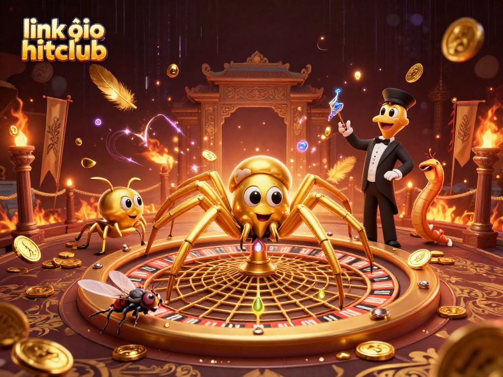 Engage in thrilling bets with the link vào hitclub at the roulette wheel in this dynamic casino illustration.