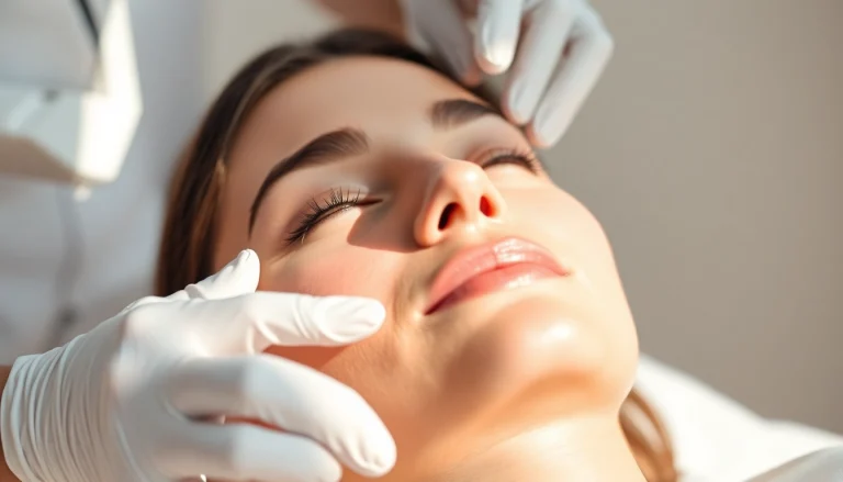 Experience Vampir Lifting Zürich in a calming clinic setting, highlighting gentle facial rejuvenation.