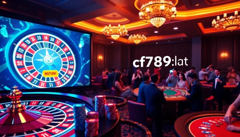 Experience the excitement of winning at https://cf789.lat while engaging with a luxury casino atmosphere.