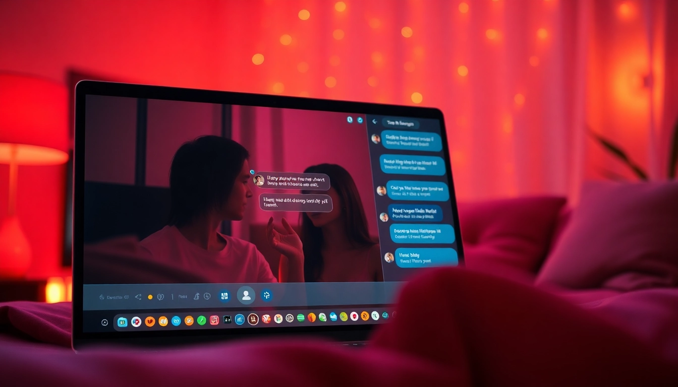 Engaging AI chat interactions in a cozy environment related to ai chat porn.