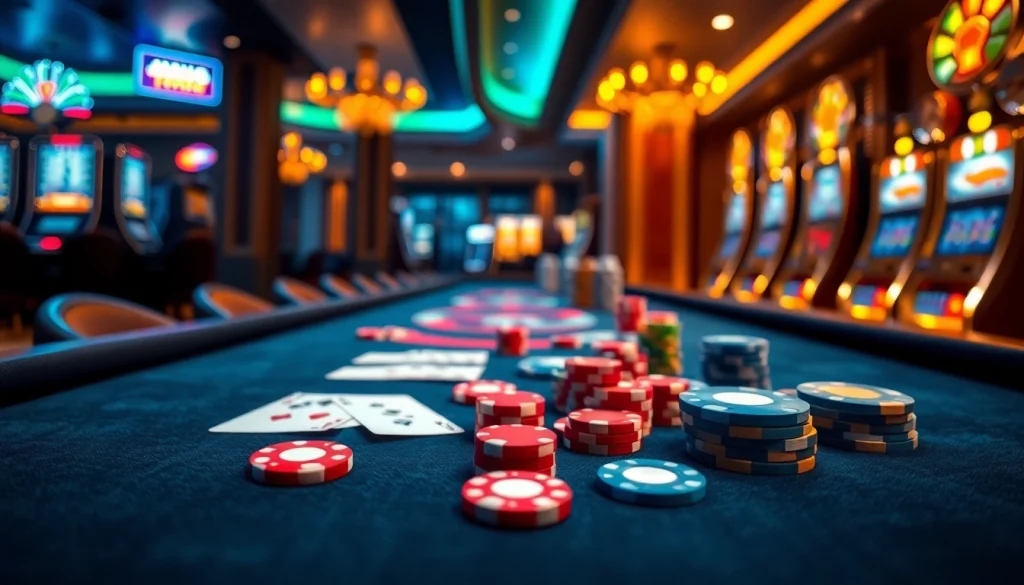 Jouer à des jeux de casino en ligne passionnants dans un superbe cadre de jeu.