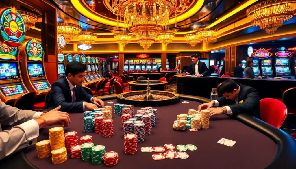 Experience thrilling poker action and slot excitement at https://bong88.casa/ casino scene.