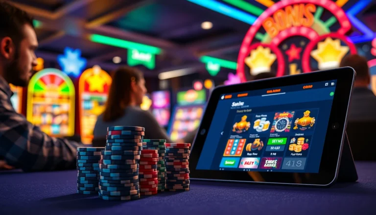 Jouer au meilleur casino en ligne belgique avec une ambiance vibrante et colorée.