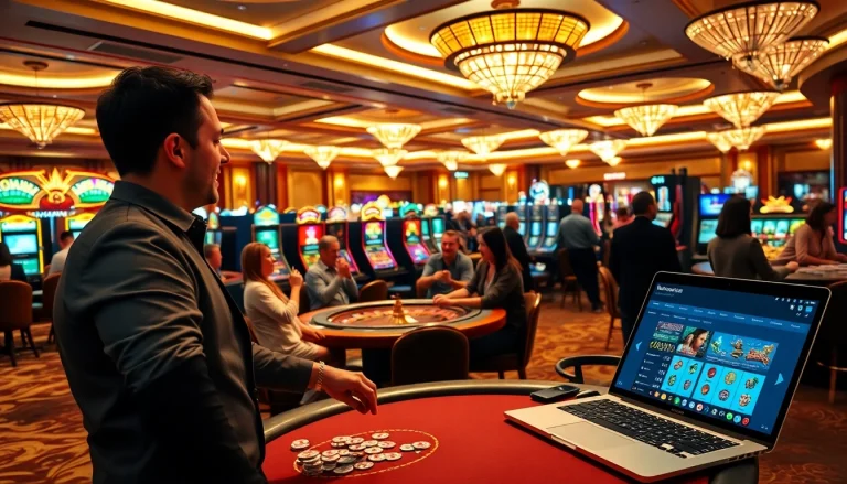 Experience thrilling casino action at https://bong88.casa/ with poker tables and vibrant slot machines.