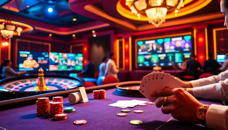 Engage in thrilling casino action at https://gk88.city/ featuring luxurious gaming tables and vibrant slot machines.