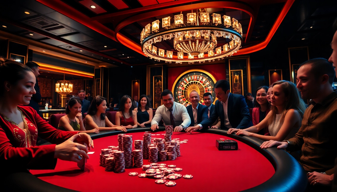 Engage in thrilling gaming action with Link Vào Nhà Cái 68VIP at a luxurious poker table.