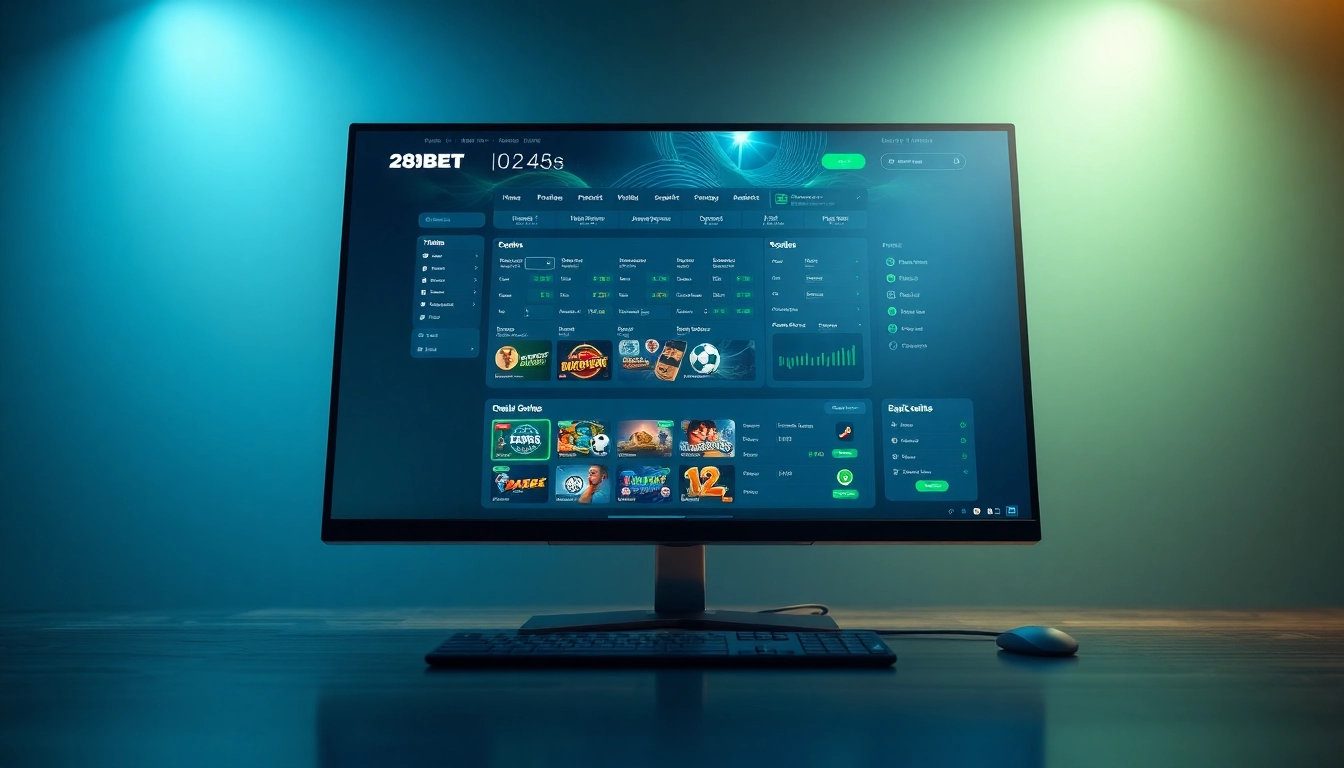 Engaging online betting interface of 28BET highlighting dynamic game options and user-friendly design.