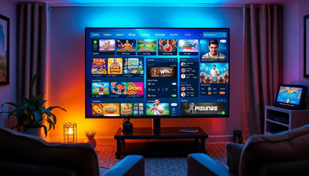 OPEN88 interactive online gaming platform showcasing diverse betting options and user-friendly interface.