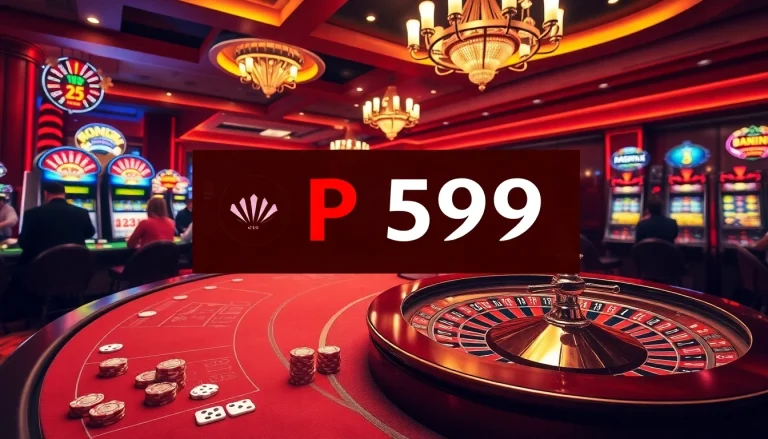 Experience the excitement at PS99 casino with vibrant gaming tables and dynamic slot machines.