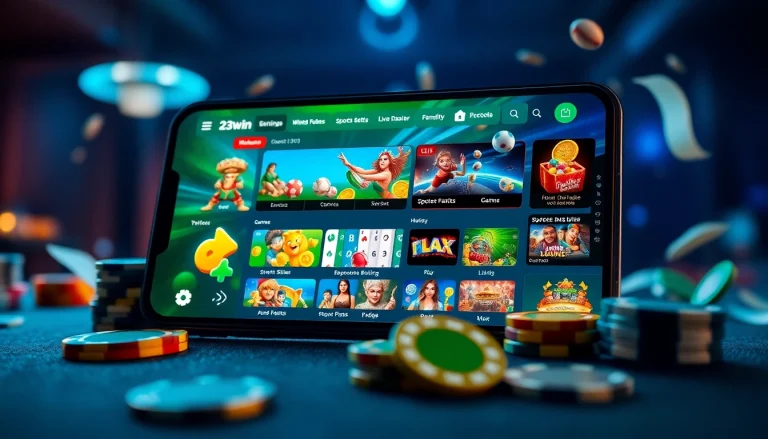 Experience thrilling gaming options at 23win with vibrant graphics and user-friendly design.