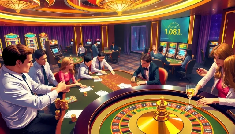 Casino excitement at https://topclub.bond/ with vibrant roulette action and poker gameplay.