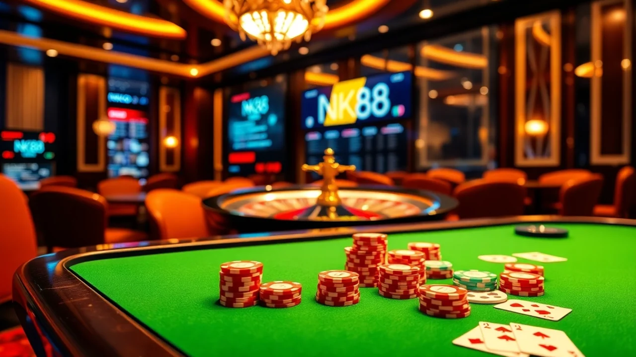 Experience thrilling action at NK88 with vibrant casino games and a premium atmosphere.