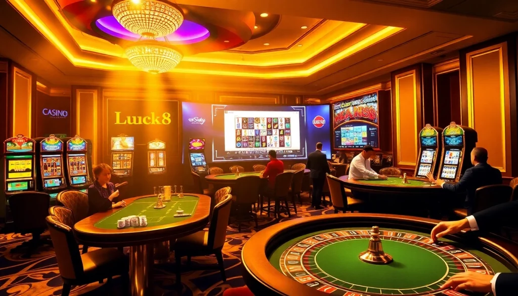 Experience the excitement of Luck8 casino with vibrant tables, engaging gameplay, and exclusive promotions.