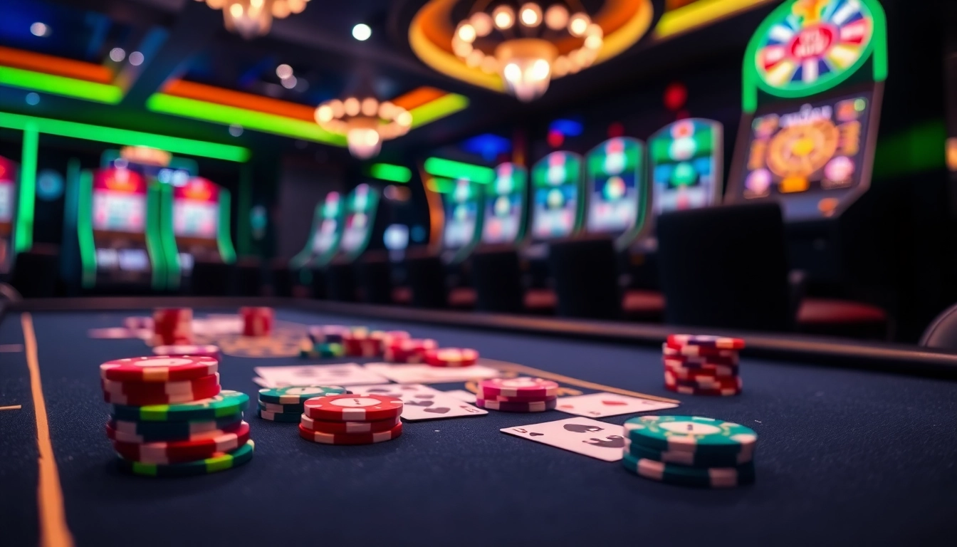 Élevez votre expérience au casino en ligne avec une table de jeu animée et des couleurs éclatantes.