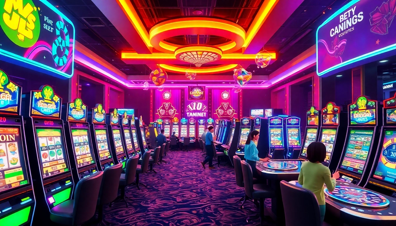 Jouer au casino en ligne avec des machines à sous attractives et une ambiance dynamique.