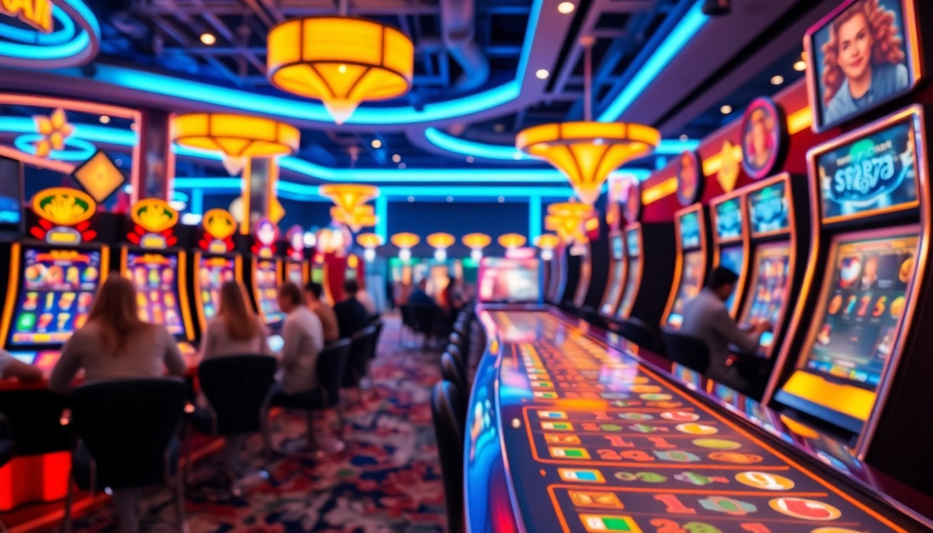 Jouez à des jeux captivants de casino en ligne avec une ambiance moderne dynamique.