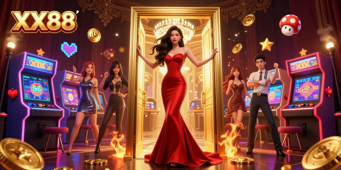Experience the thrilling ambiance of XX88 Casino with dazzling gameplay and vibrant elements.