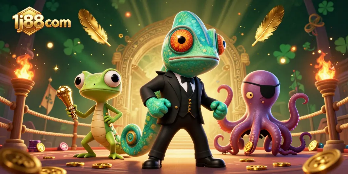 Engage with thrilling gaming action at 1j88com featuring vibrant casino characters and rich visual elements.