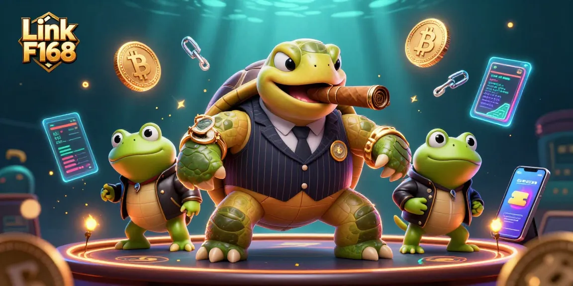 Spin and win with Link F168 in an engaging, vibrant casino adventure scene.