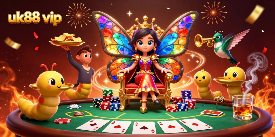 Experience exciting moments at uk88 vip with vibrant 3D casino scenes and poker action.