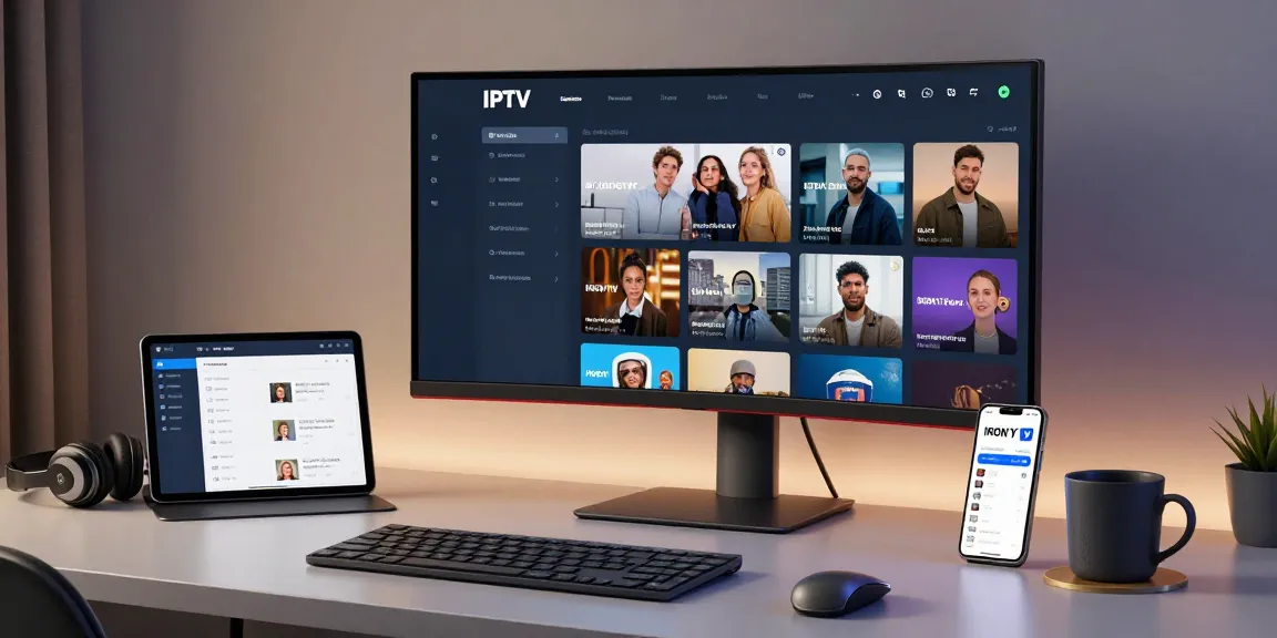 Service IPTV Iron tv offrant un streaming de haute qualité sur des appareils numériques modernes.