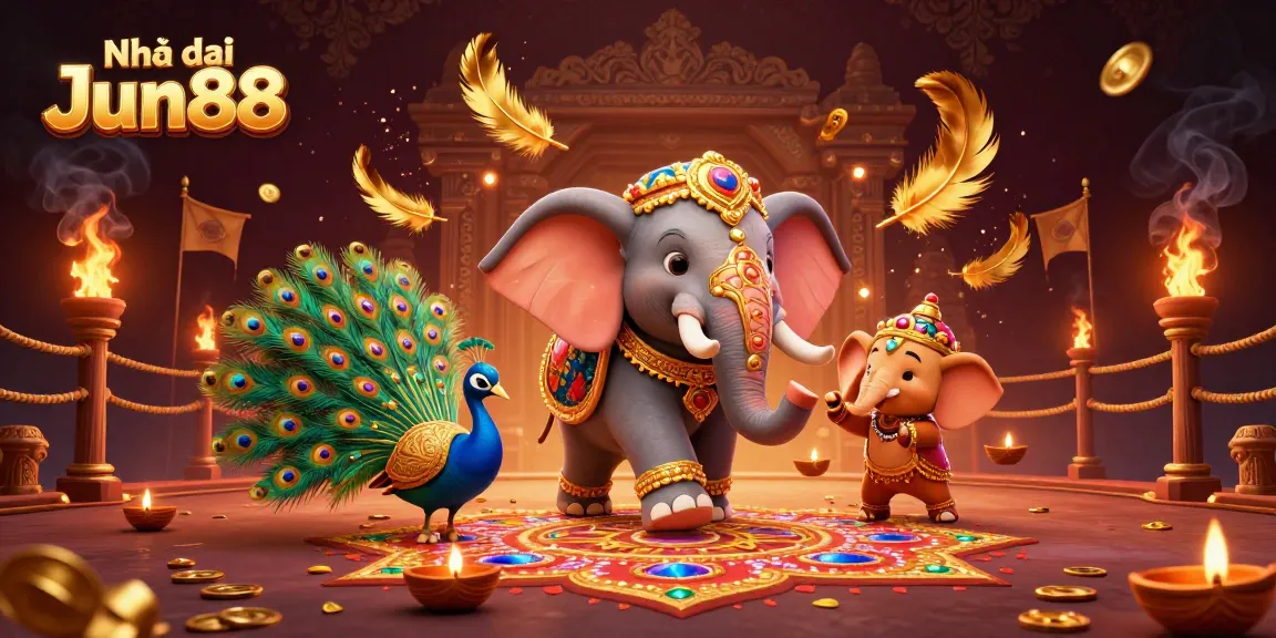 Engage with Nhà cái Jun88's vibrant casino world featuring 3D illustrations, games, and thrilling experiences.